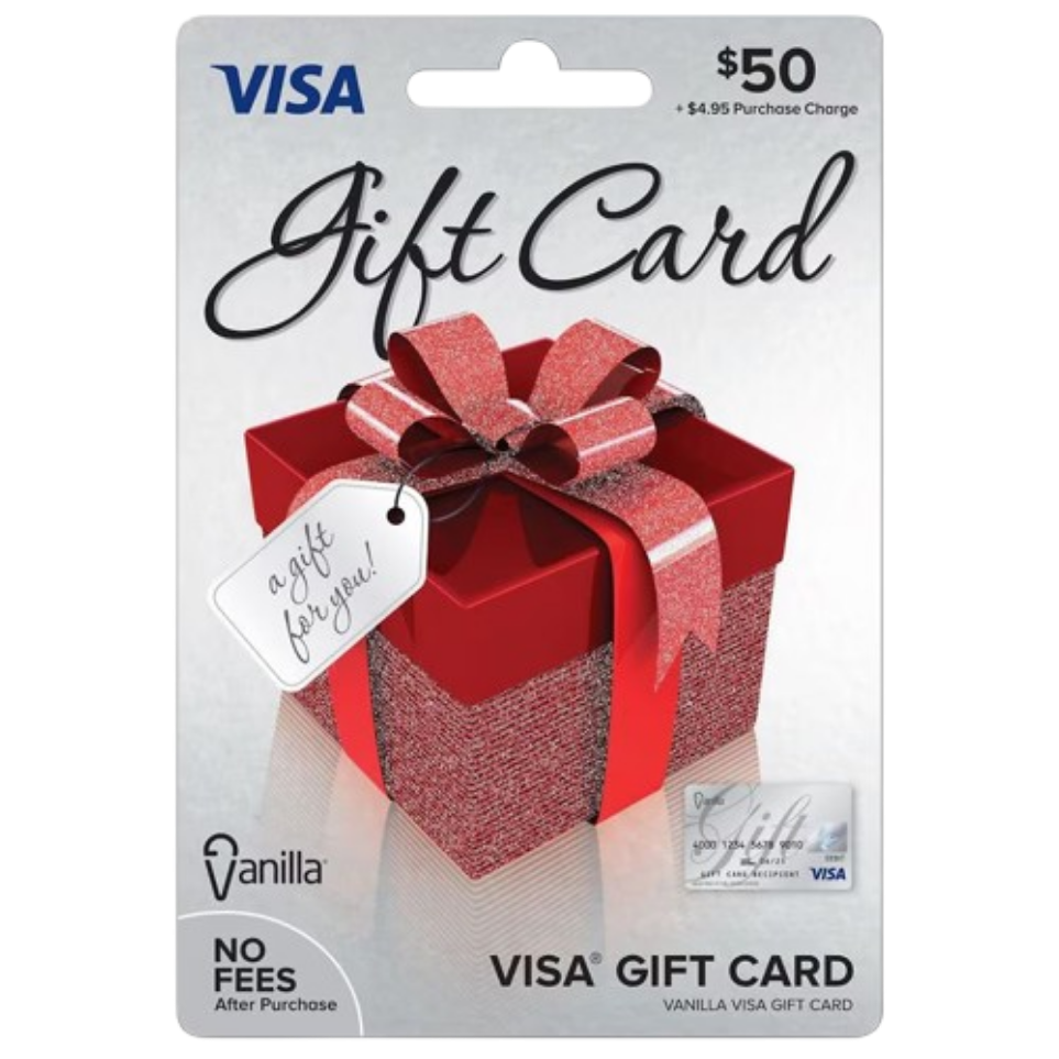 Vanilla Gift Card Example